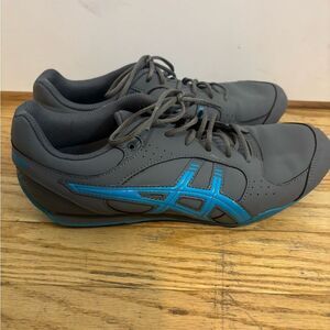 Asics Charcoal and Teal Athletic Shoes size 8.5 women’s EUC